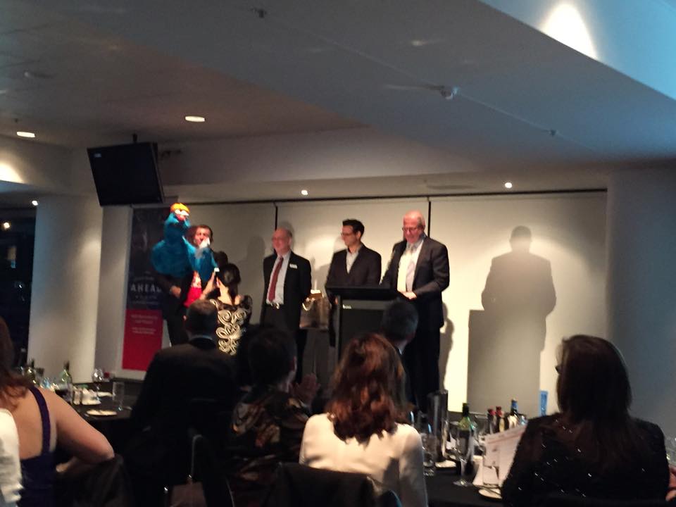 Troggg accepting the BizCover NEIS Change Award 2015 Troggg accepting the BizCover NEIS Change Award 2015