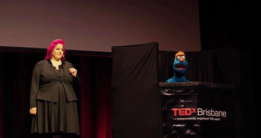 Larrikin Puppets presented a talk at TEDx Brisbane!
