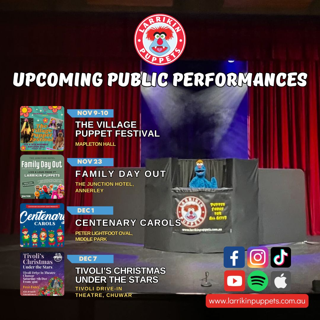 Upcoming Public Performances Nov/Dec 2024