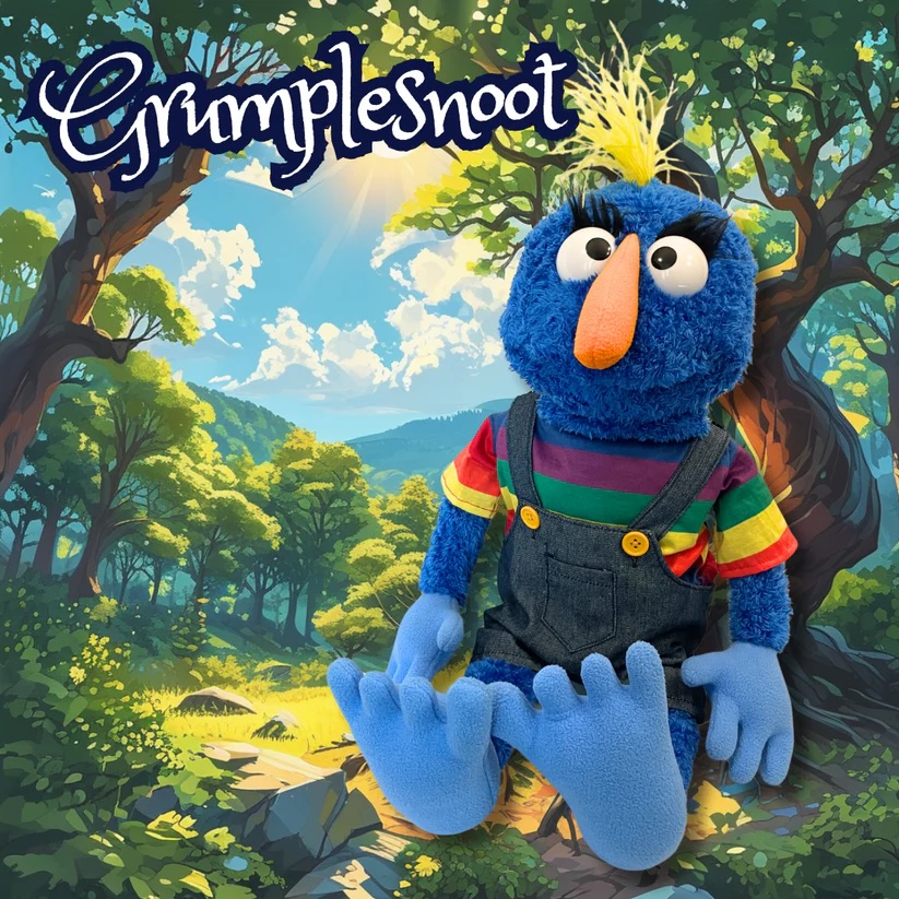 Buy Puppets Online - Puppets For Kids - Blue Puppet Monster